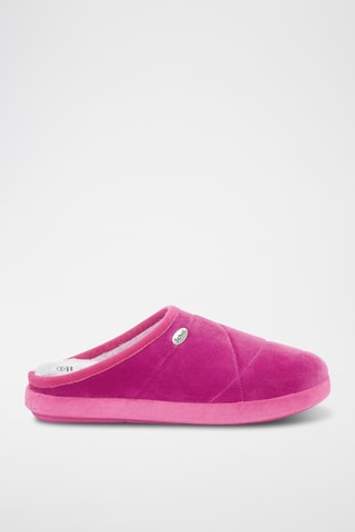 Pantoufles fourrées - Fuchsia