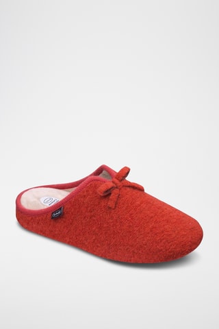 Pantoufles - Rouge brique