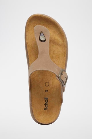 Sandales en nubuck - Beige