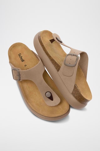 Sandales en nubuck - Beige