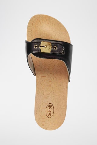 Mules en cuir - Noir