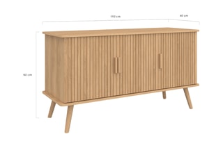 Buffet 3 portes Albane - L110 x 40 x 60 cm