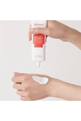 Protetor solar Laser - Para todos os tipos de pele - SPF 50+ / PA+++ - 50 ml