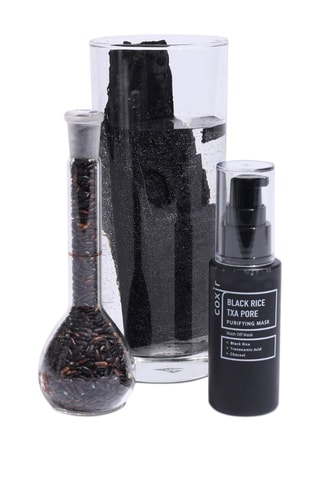 Máscara purificante poros de arroz preto - Pele com imperfeições - 50 ml
