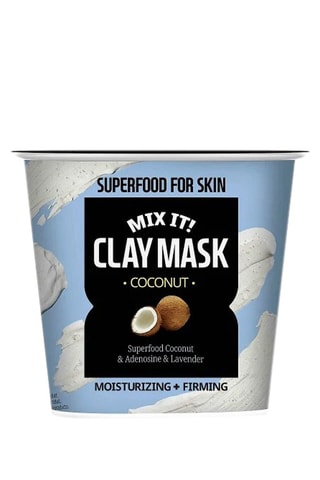 Máscara de argila com coco Superfood Mix It - Peles secas - 25 ml e 12 g