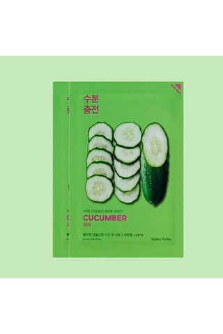 Coffret de 6 máscaras faciais - Pepino, rosa e pérola - 6 x 21 ml