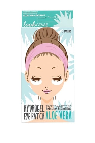 5 adesivos para os olhos hidrogel aloé vera - Peles sensíveis - 5 x 1,5 g