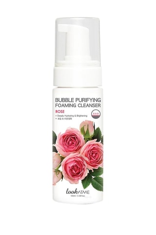 Cuidado de limpeza de rosto Bubble Purifying Rose - 100 ml