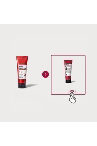 Gel de limpeza à base de baba de caracol Snail Truecica Miracle Repair Low PH - 100 ml