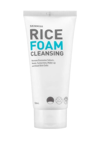 Espuma de arroz desmaquilhante e de limpeza Skinmiso - Peles oleosas - 150 ml