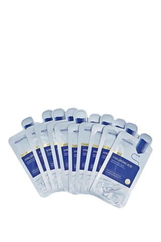 10 máscaras de rosto com ácido hialurónico de baixo peso molecular Mediheal Dermaplus - 10 x 22 ml