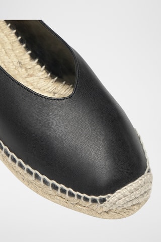 Leren Espadrilles Gea - Zwart