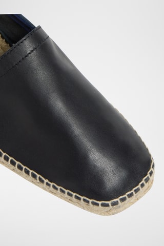 Leren Espadrilles Pablo - Zwart