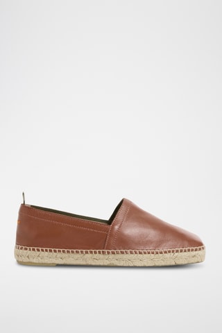 Leren Espadrilles Pablo - Bruin