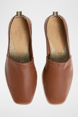 Leren Espadrilles Pablo - Bruin