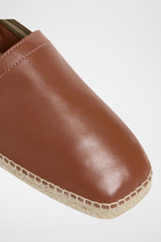 Leren Espadrilles Pablo - Bruin
