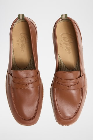 Leren Espadrilles Nacho - Bruin