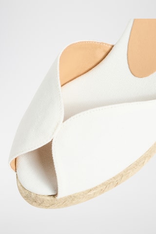 Espadrilles met Sleehak Billina - Wit