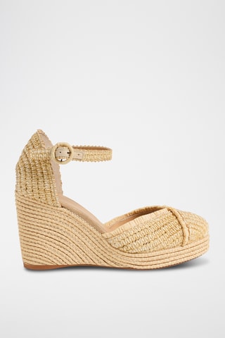 Espadrilles met Sleehak Corina - Beige