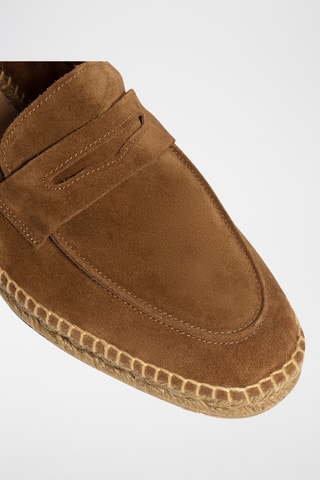 Leren Espadrilles Nacho - Bruin