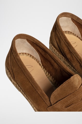 Leren Espadrilles Nacho - Bruin