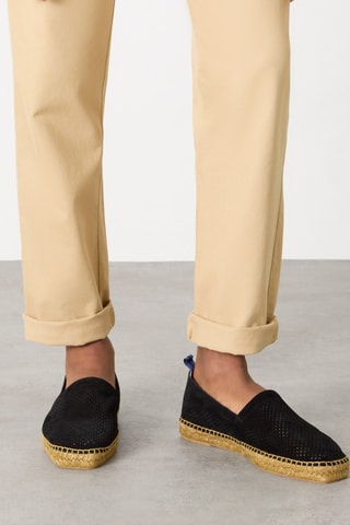 Leren Espadrilles Pablo - Beige