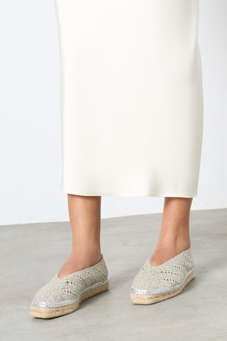 Espadrilles Kim - Zilverkleurig