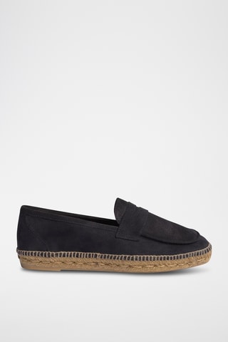 Leren Espadrilles Nacho - Blauw