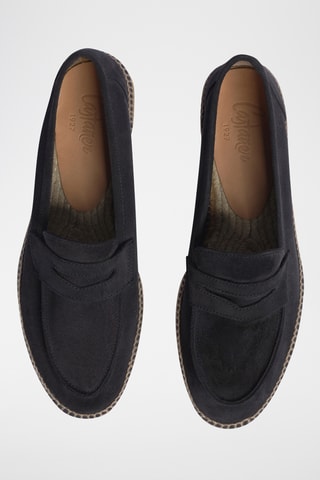 Leren Espadrilles Nacho - Blauw