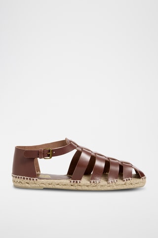 Leren Sandales Samos - Bruin