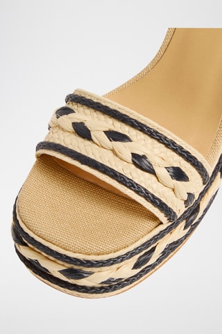 Sandalen met Hak Flas - Beige