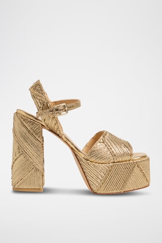 Sandalen met Hak Florita - goudkleurig