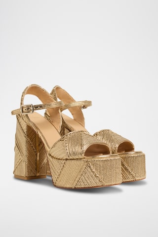 Sandalen met Hak Florita - goudkleurig