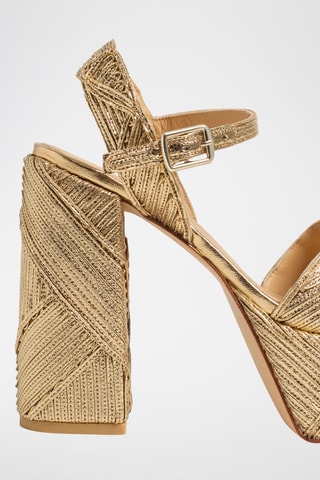 Sandalen met Hak Florita - goudkleurig