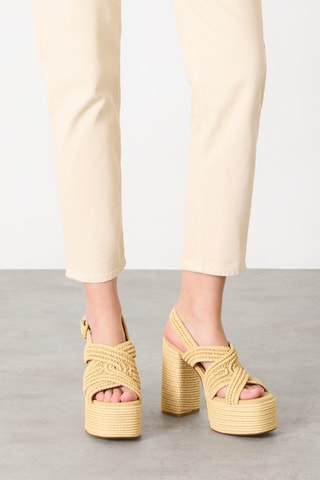 Sandalen met Hak Fulvia - Beige