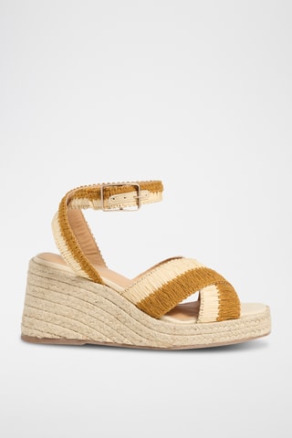 Sandalen met Hak Wodonga -  Beige