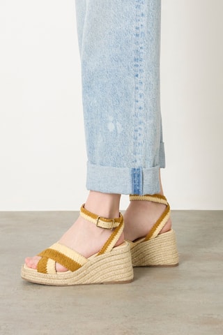 Sandalen met Hak Wodonga -  Beige