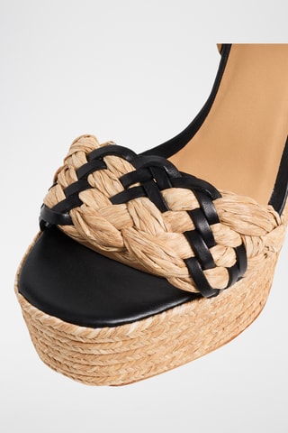 Sandalen met Sleehak Agnes - Beige