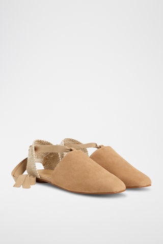 Linnen Espadrilles New Gala - Beige