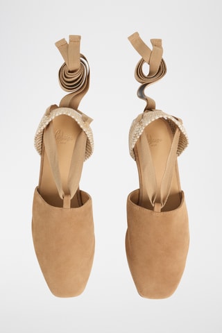 Linnen Espadrilles New Gala - Beige