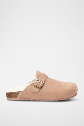 Gevoerde Clogs - Beige