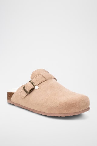 Gevoerde Clogs - Beige