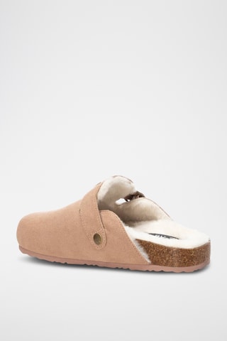 Gevoerde Clogs - Beige