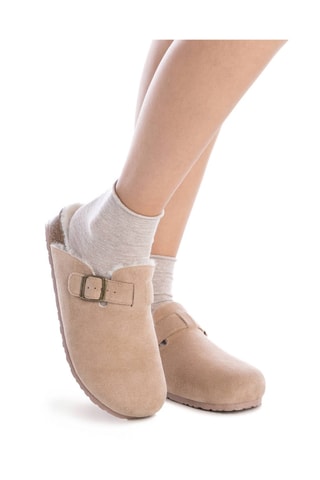 Gevoerde Clogs - Beige