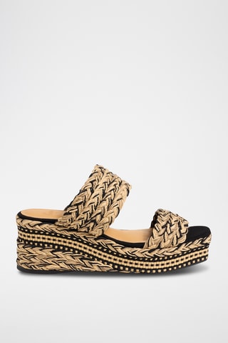 Muiltjes met Sleehak Querima - Beige