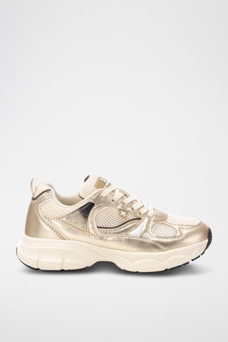 Platform Sneakers - Goudkleurig