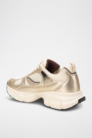 Platform Sneakers - Goudkleurig
