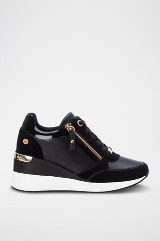 Wedge Sneakers - Zwart