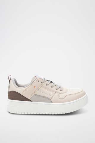 Platform Sneakers - Beige