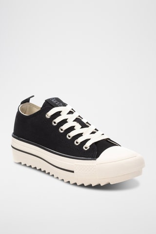 Platform Sneakers - Zwart